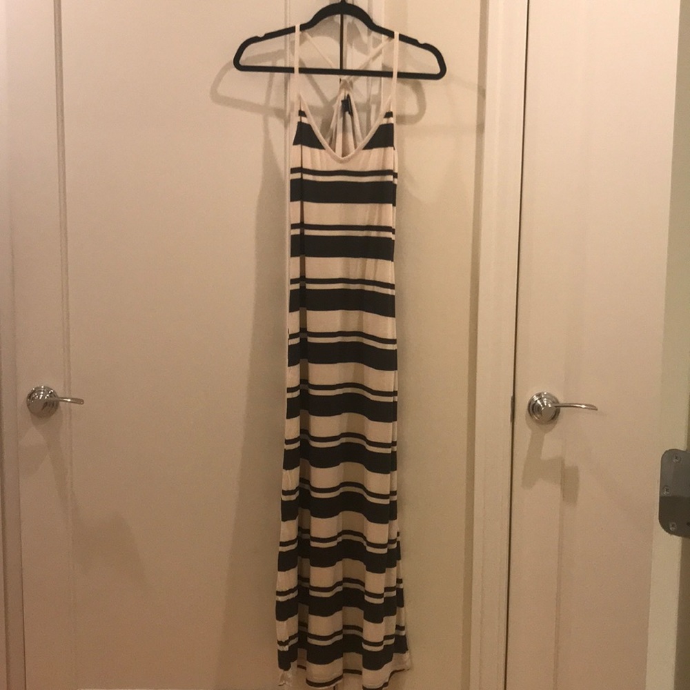 Club Monaco Striped Maxi Dress